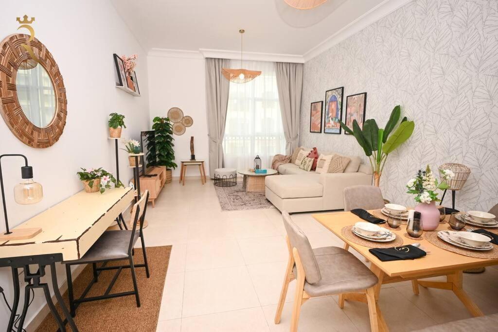 Yas Natura Bliss 1Br Apartment Abu Dhabi Bagian luar foto
