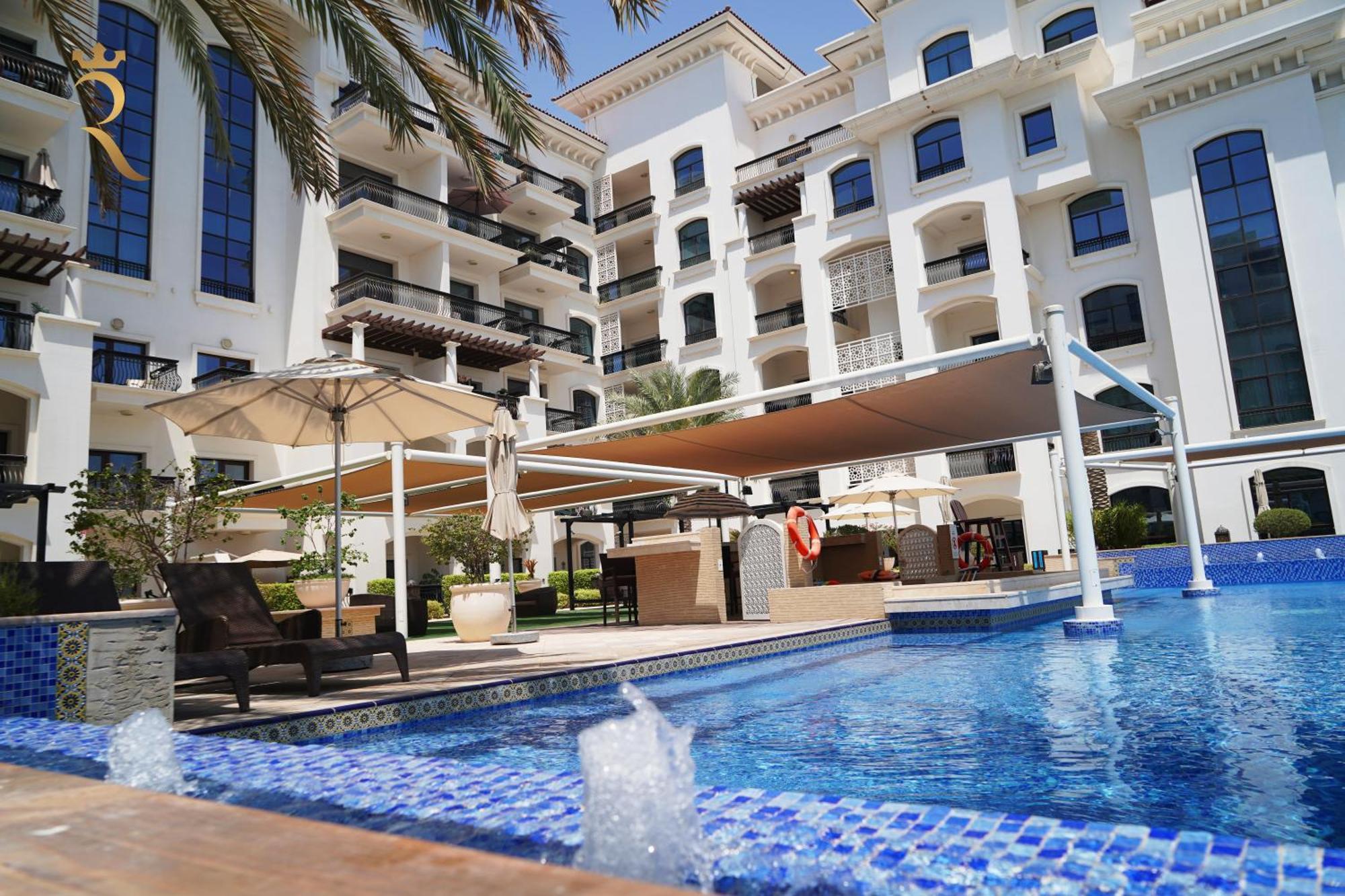 Yas Natura Bliss 1Br Apartment Abu Dhabi Bagian luar foto